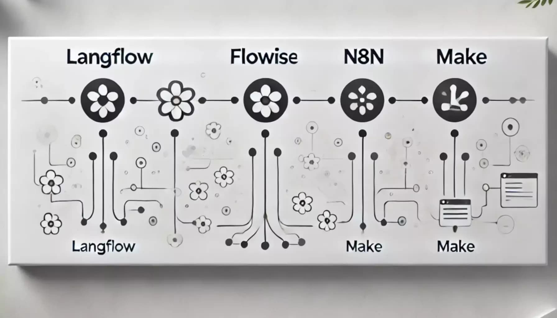 LangFlow vs Flowise vs n8n vs Make: Key Differences Based on User Feedback