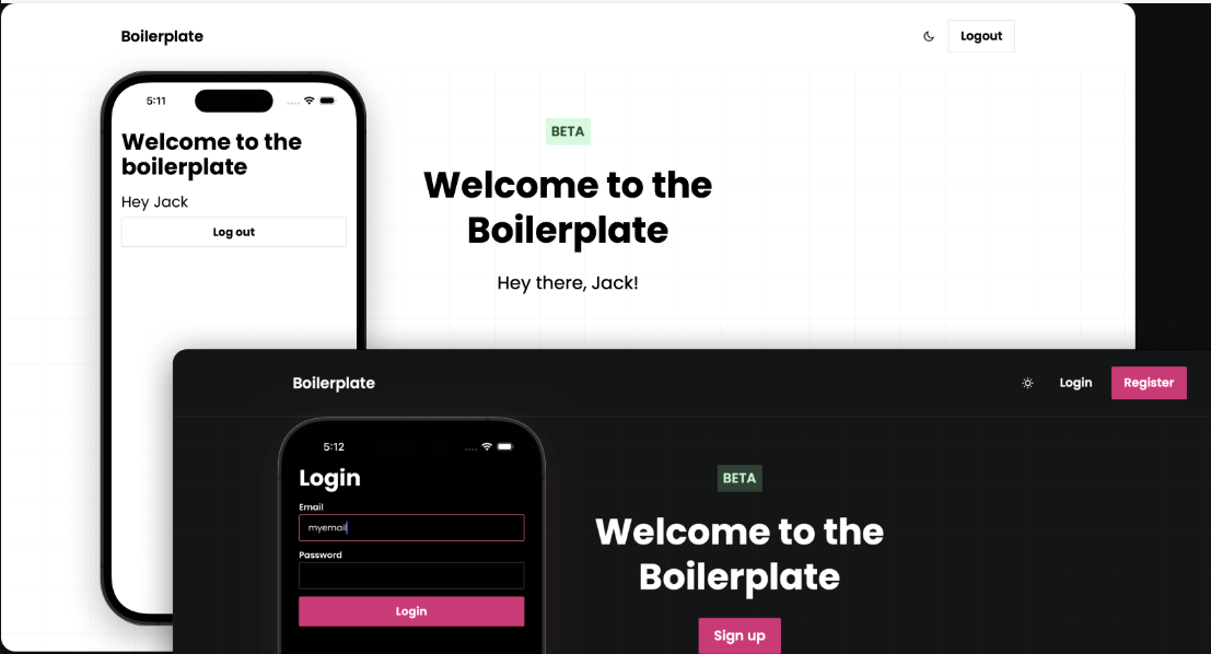 NoQuarterTeam Boilerplate The Full-Stack Framework